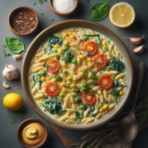 Creamy Tuscan Orzo