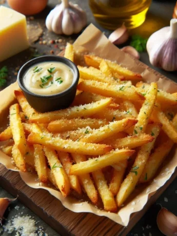 Garlic Parmesan Oven Fries