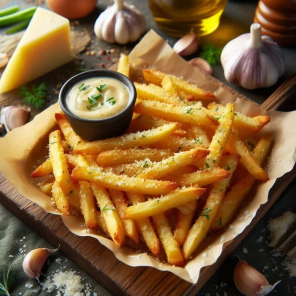 Garlic Parmesan Oven Fries