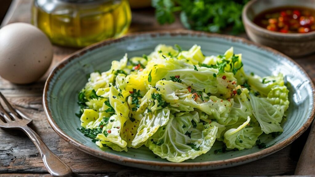 Cabbage Egg Recipe