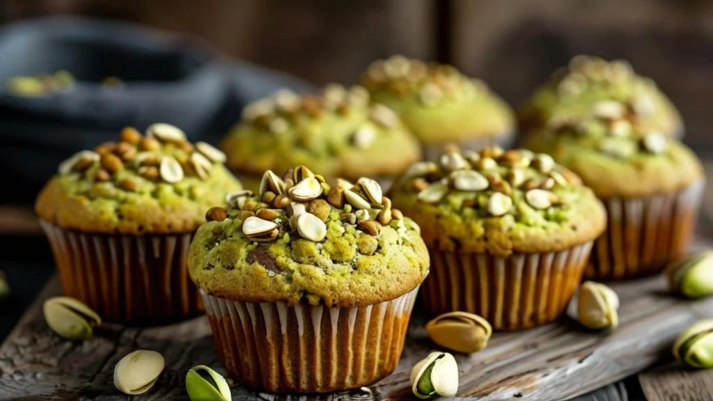 pistachio muffin recipe